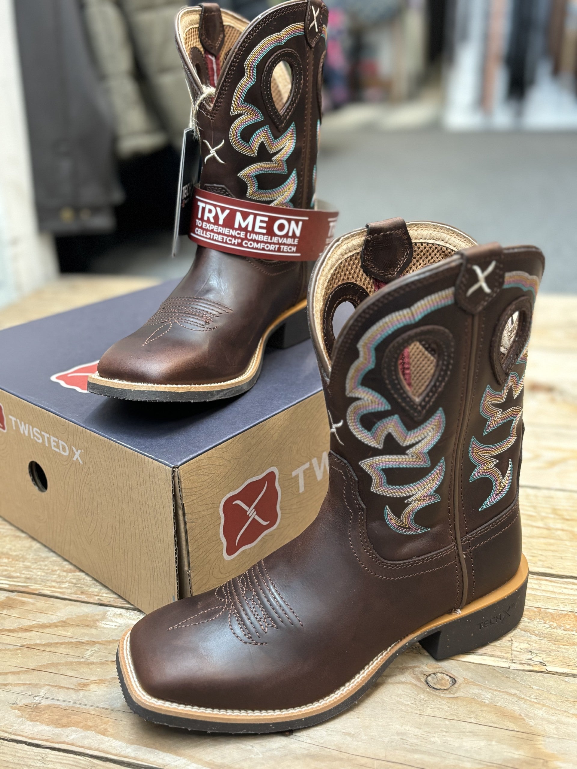 Womens Twisted X 9" Tech X2 Boot - Choc Truffle / Choc (7229067853901)