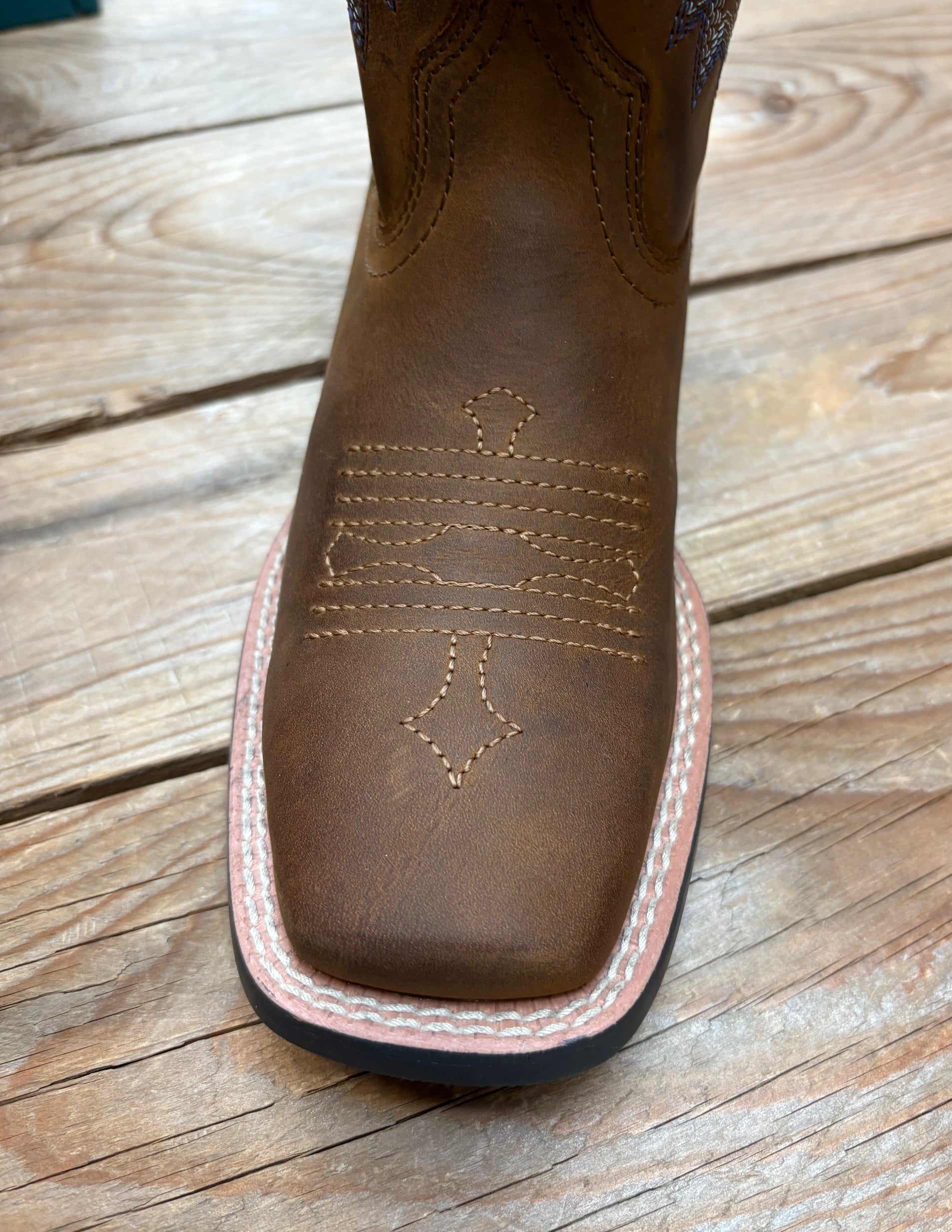 Ariat Youth Tombstone Boot - Distressed Brown (7564221775949)