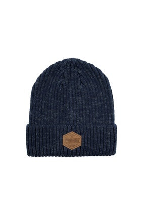 Wrangler Ghano Beanie - Navy / Grey or Pink (7453215424589)