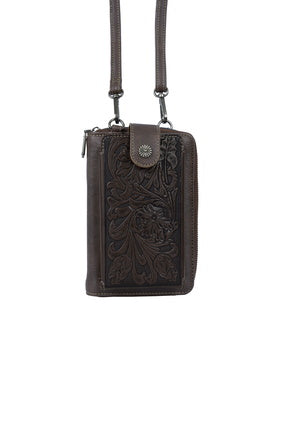 Wrangler Natalie Wallet Bag - Chocolate (7497067561037)