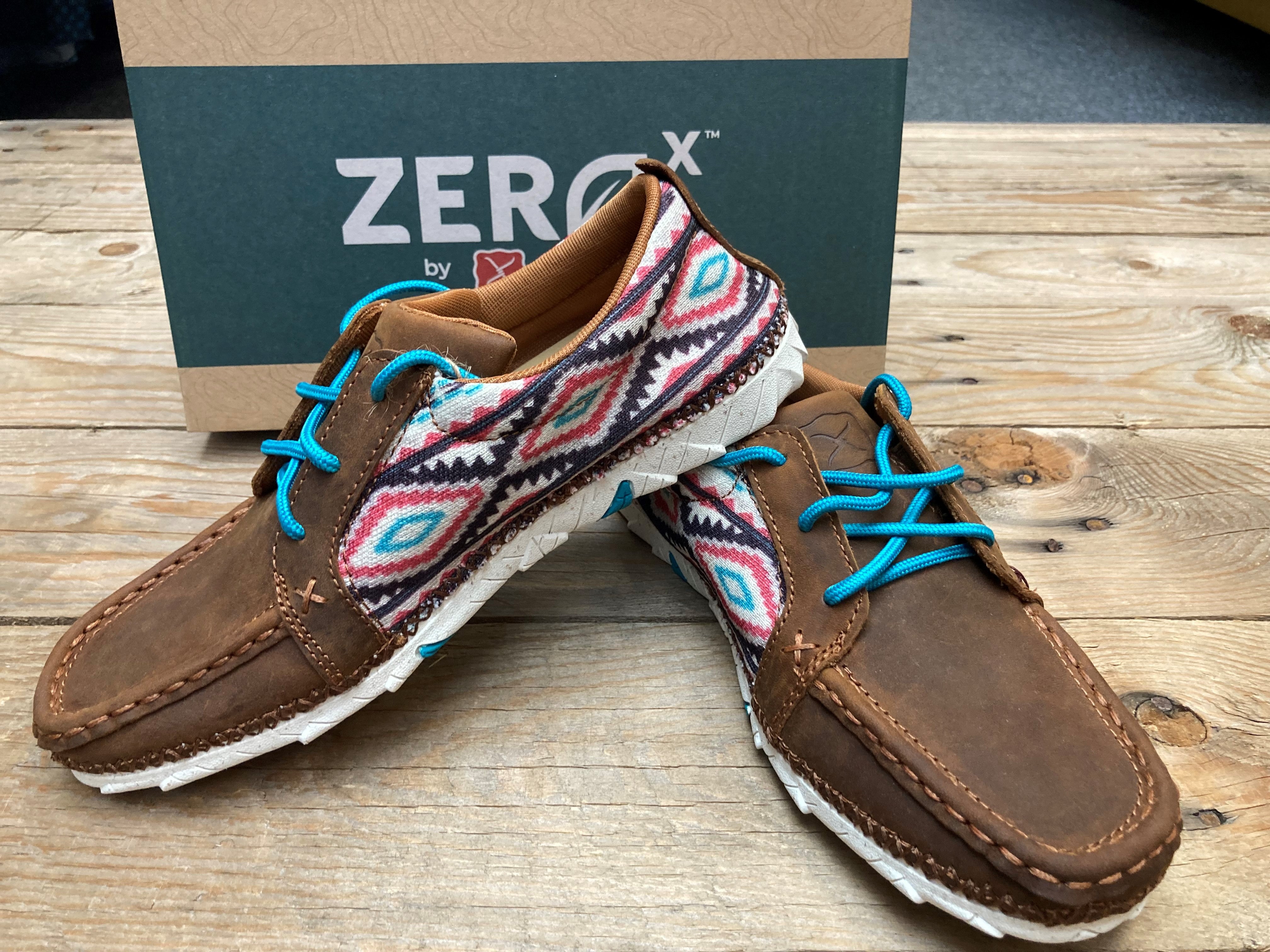 Womens Twisted X ZeroX Moc Lace up - Multi / Brown (6874827718733)