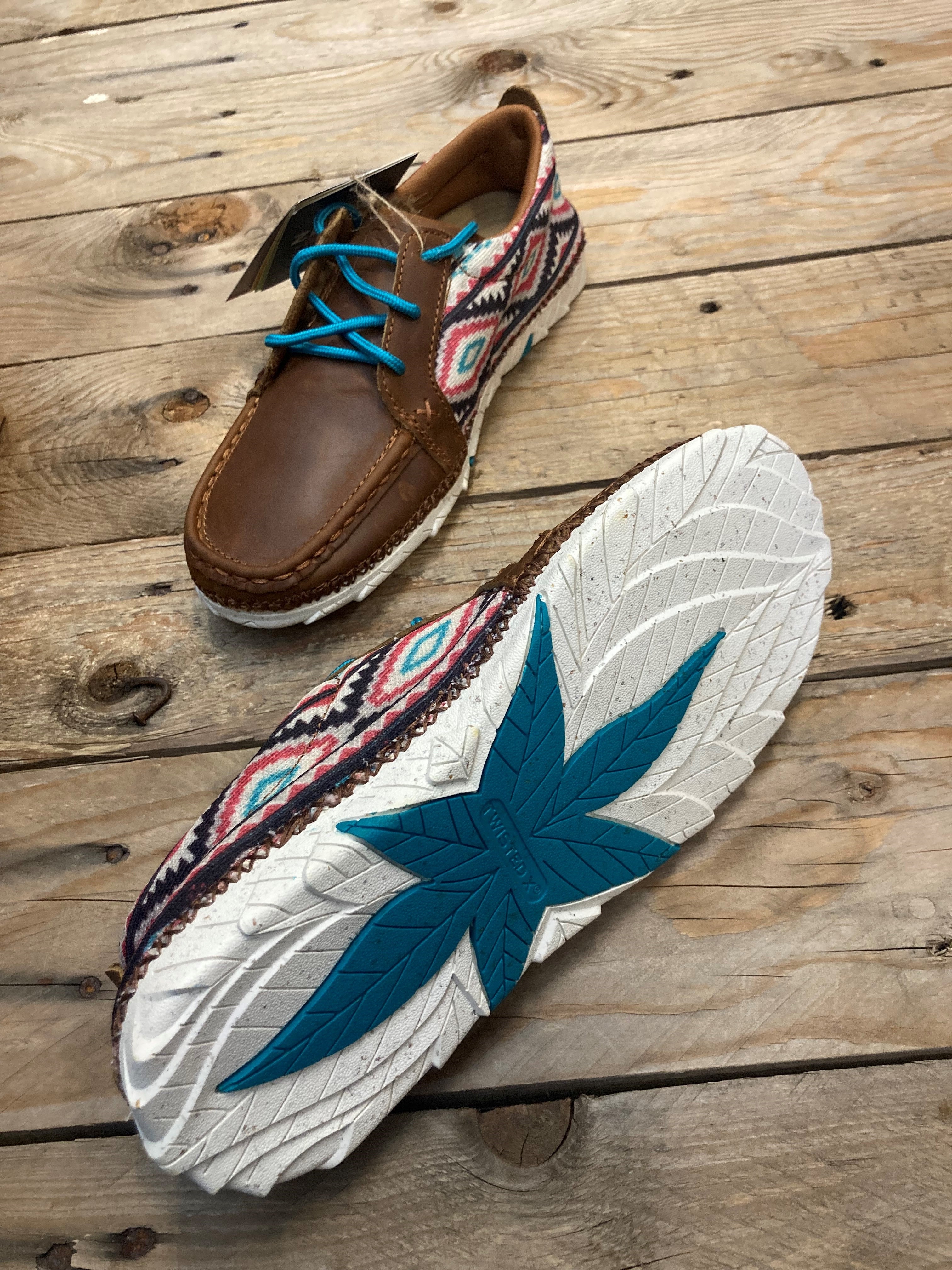 Womens Twisted X ZeroX Moc Lace up - Multi / Brown (6874827718733)