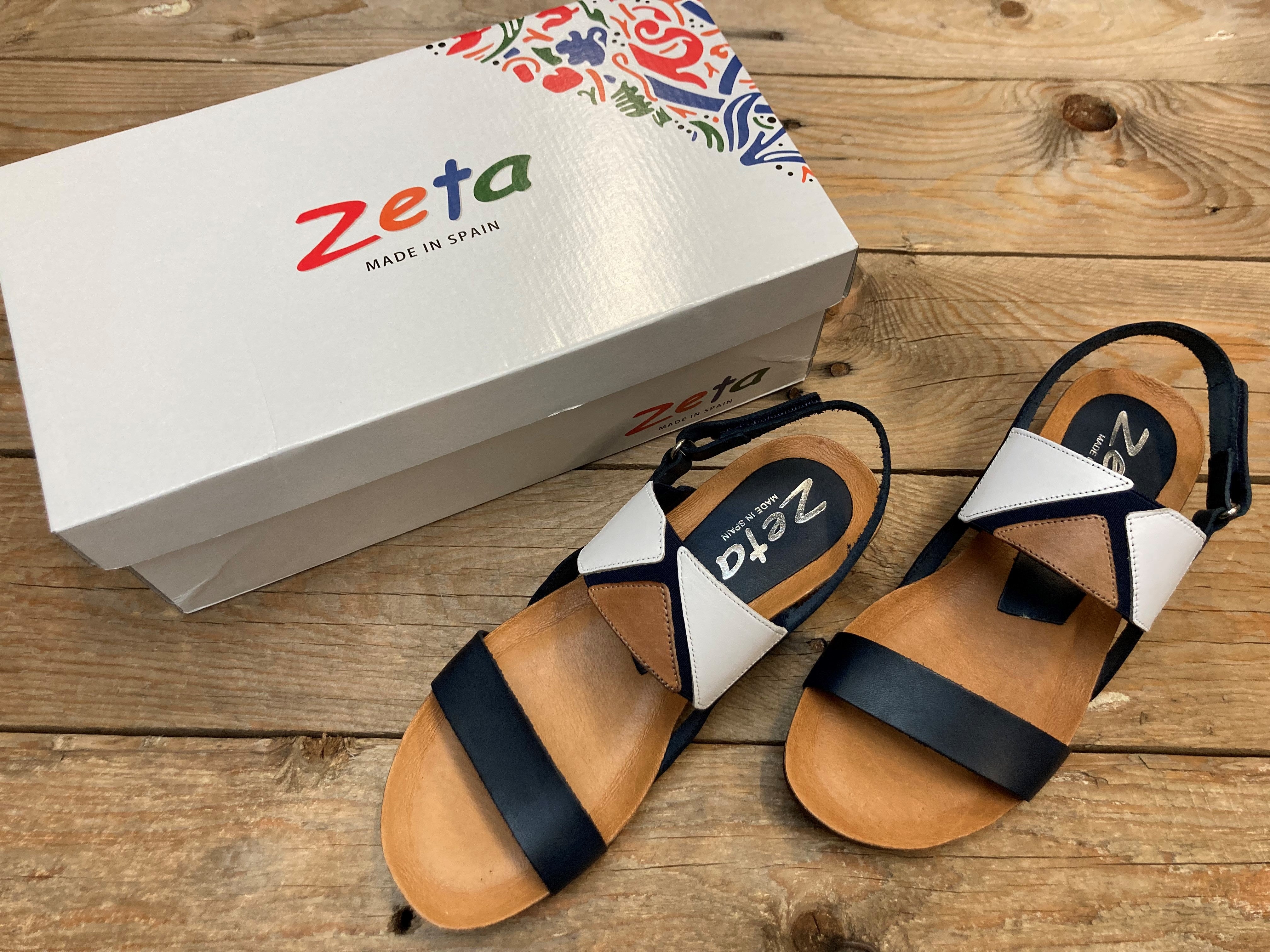 Womens Zeta Rallar Sandal - Marino/Blanco/Beige (7311092056141)