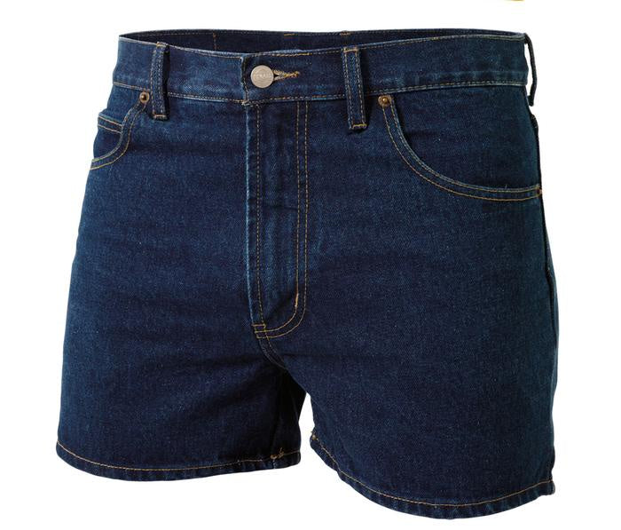 Mens King Gee Stonewash Stretch Work Short (4910736113741)