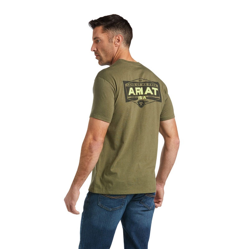 Mens Ariat Land Tee (6761830023245)
