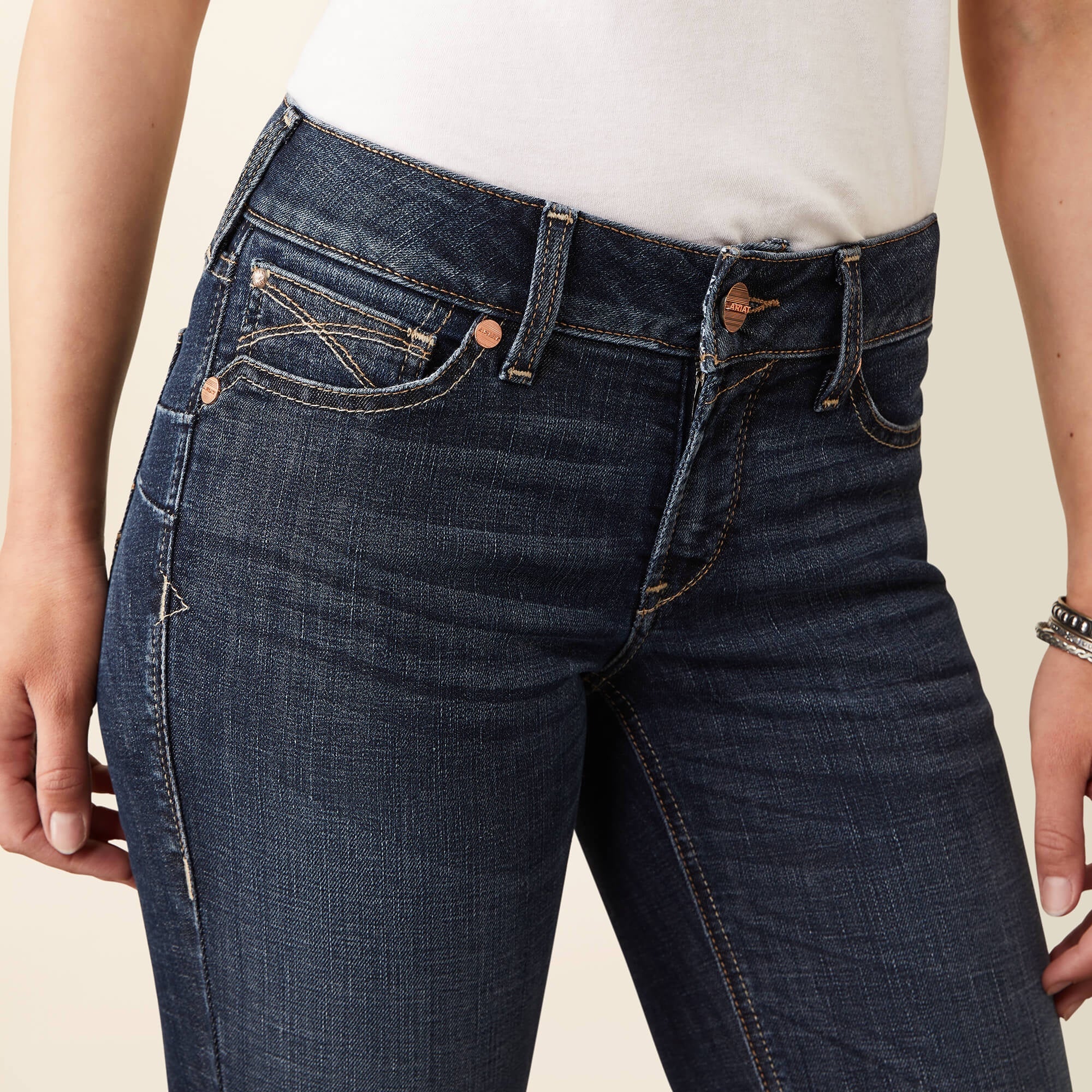 Womens Ariat REAL Perfect Rise Straight Leg Aubree Jean (6970194821197)