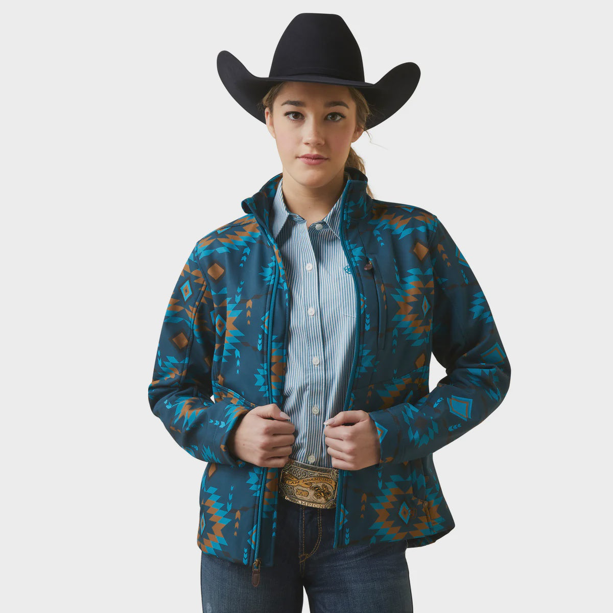 Womens Ariat Softshell Jacket - Sioux Falls (7025713741901)