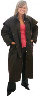 Nullarbor Full Length Oilskin Brown Adult (6833655611469)