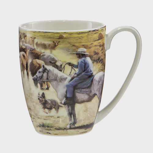 Grazing Paddocks - Rounding the Herd Mug (6829095813197)