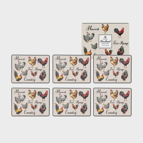 Heartland - 6 pack Chicken Placemat (6924269387853)