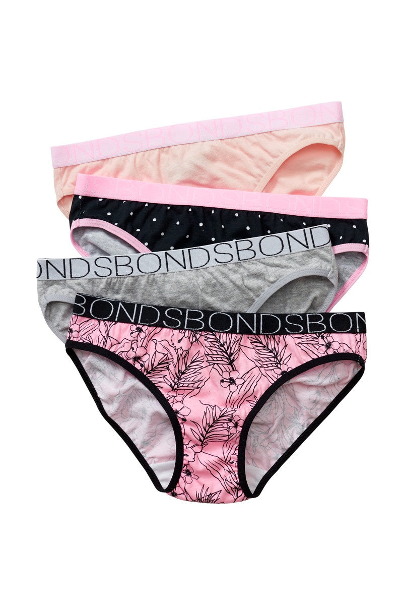 Girls Bonds 4 pack bikini T2J (4898101985357)