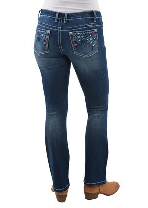 Womens Pure Western Alana Boot Cut Jean 32 Leg (6680885592141)