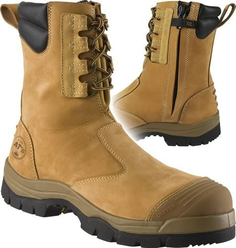 Oliver Workboot Hi-leg Wheat Zip Sided Boot (4097419477069)