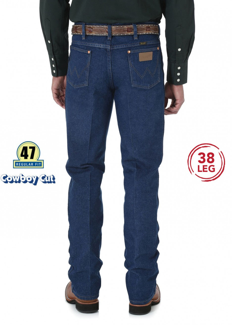 Mens Wrangler Cowboy Cut Slim fit 38 Leg Jean (3759653617741)