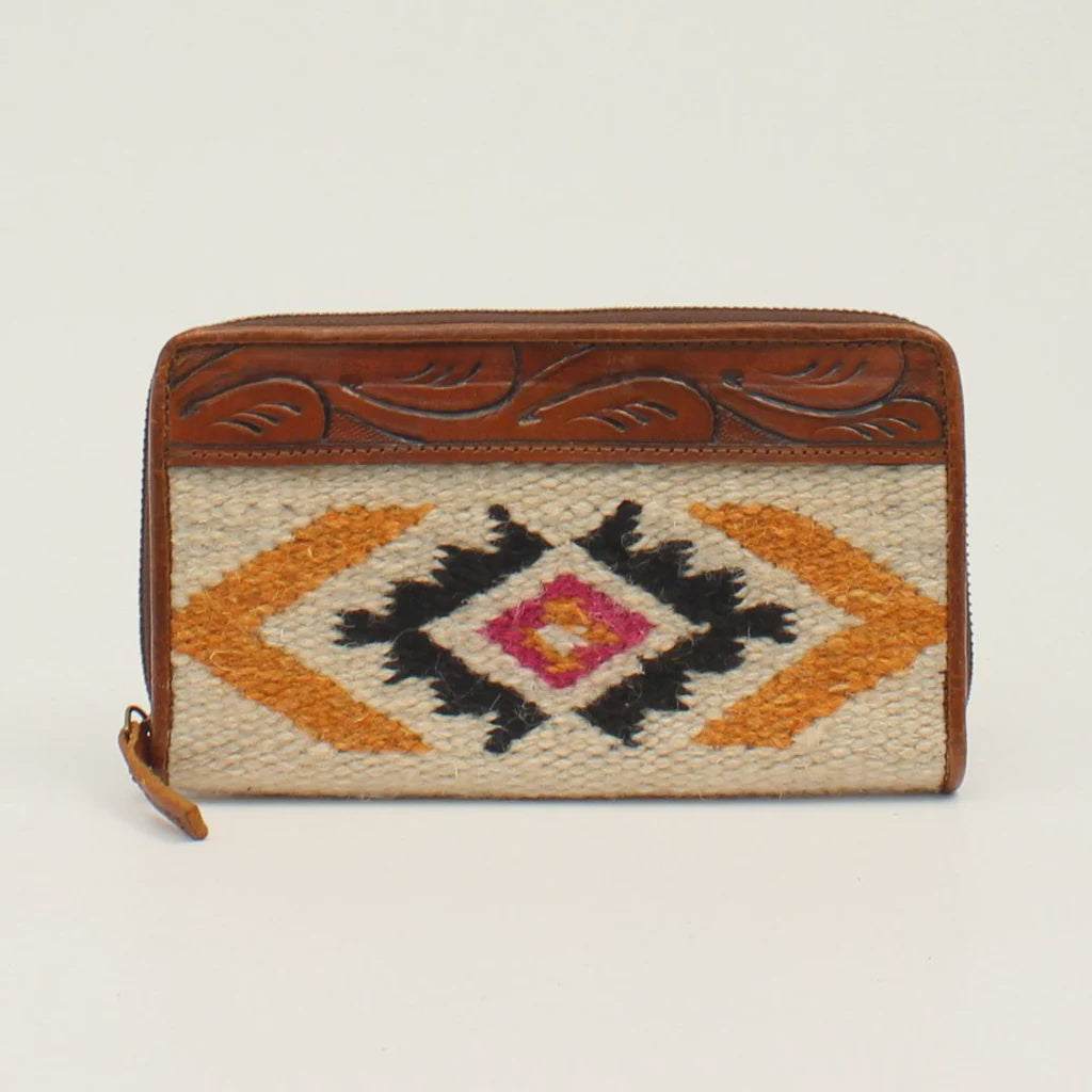 Ariat Wool Blanket Zip Wallet Multi (6882760753229)