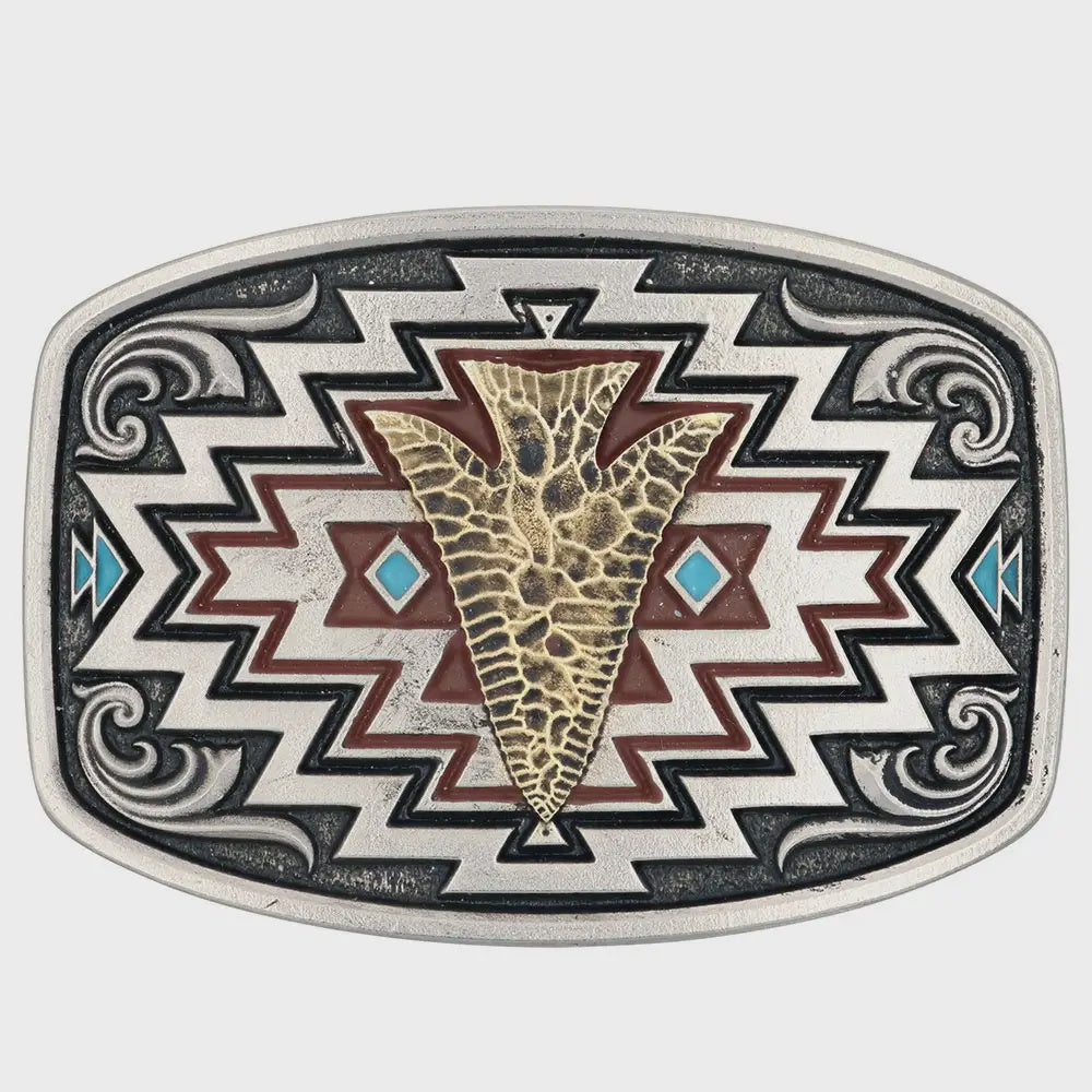 Montana Silver - Attitude Buckle - Radiating Centre of it all Arrow A872 (6718326374477)