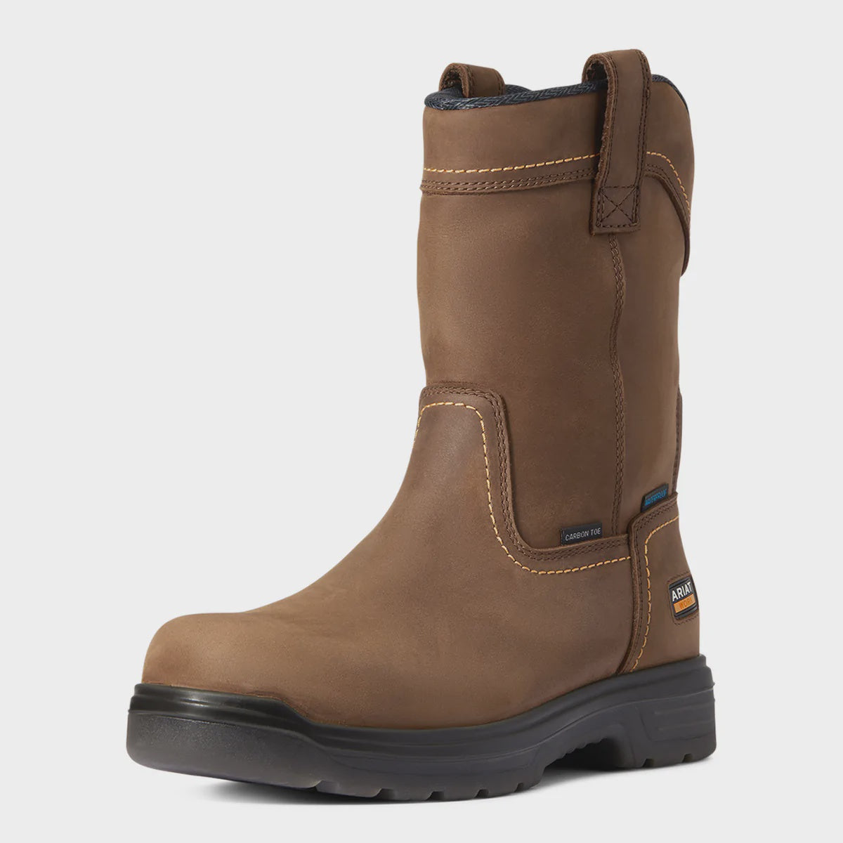 Mens Ariat Turbo Pull on H20 Carbon Toe Work Boot (6932016136269)