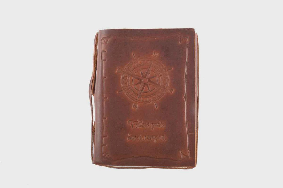Inner Compass Luxury Leather Journal 5x7 (6924285870157)