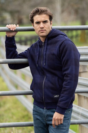 Mens Pure Western Tonkin Zip Through Hoodie (6854559694925)