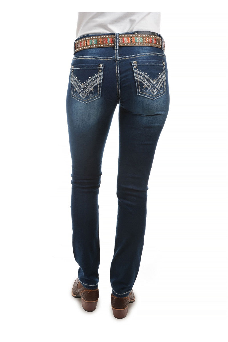Womens Pure Western Harlee Skinny Leg Jean - 32 Leg (6834001084493)