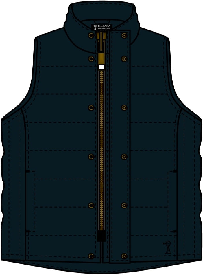 Mens Pilbara Vest - Bourbon or Navy (6739874086989)