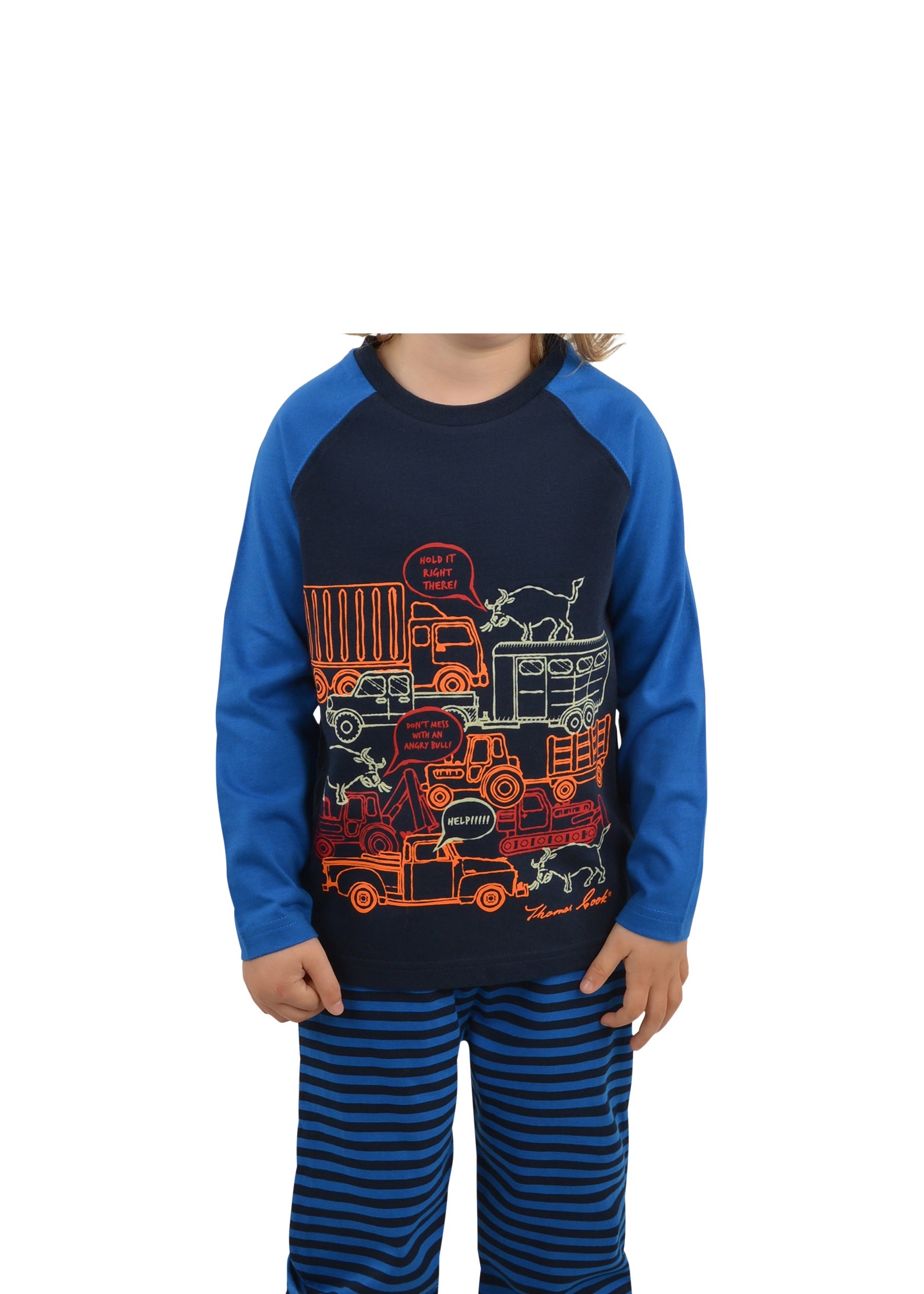 Boys Thomas Cook Traffic Jam Glow in Dark PJs (6740161069133)