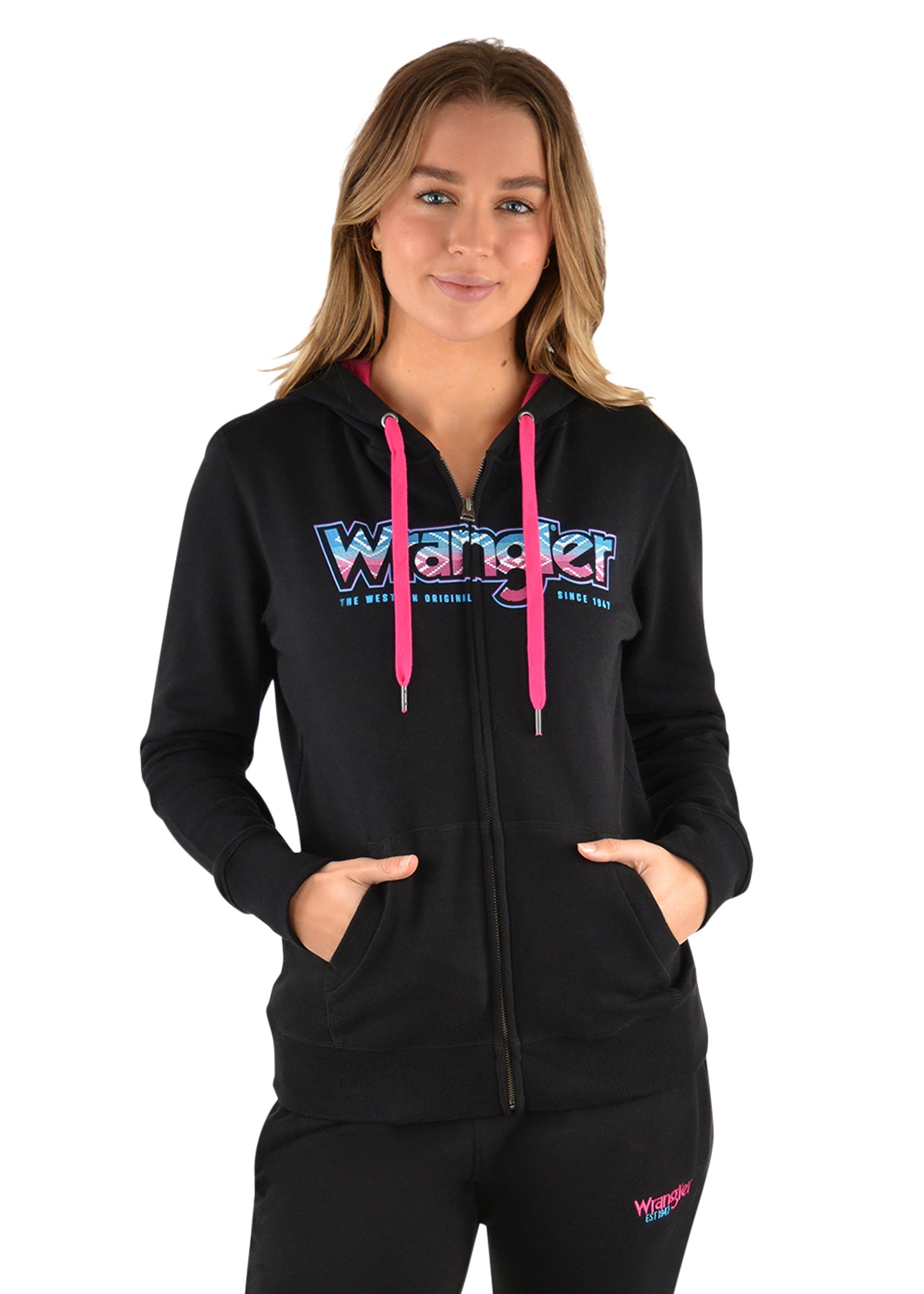 Womens Wrangler Mel Zip Up Hoodie (6740089143373)