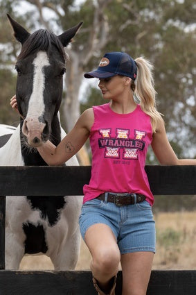 Womens Wrangler Cecilia Tank - Pink (6894491467853)