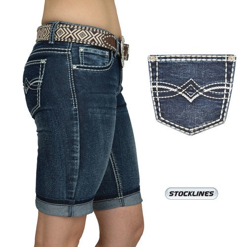 Womens Pure western Lana Shorts. (3766954098765)
