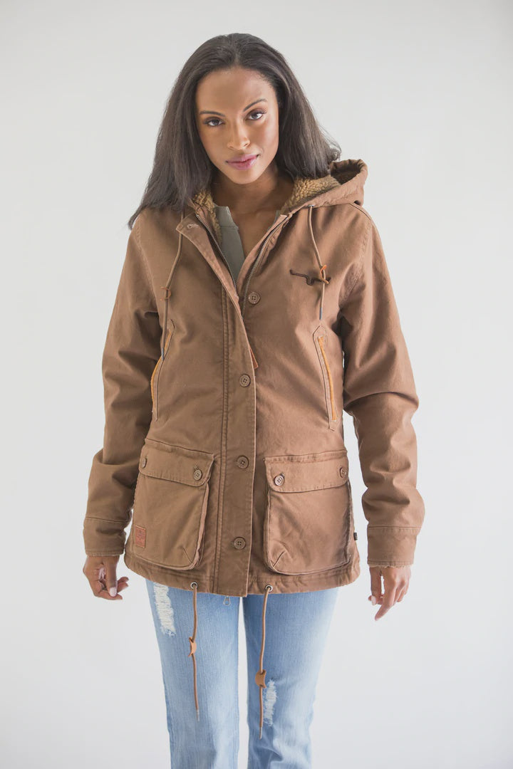 Womens Kimes Ranch AWA Jacket - Brown (6746707165261)