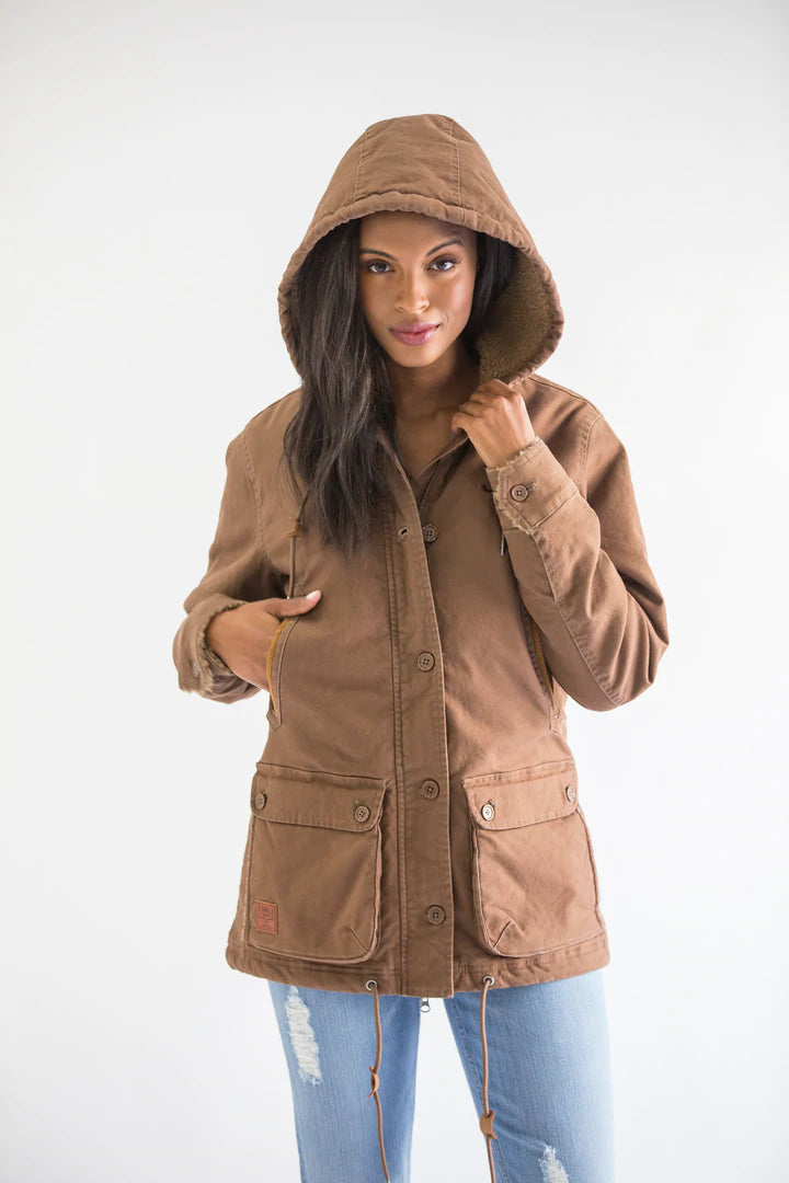 Womens Kimes Ranch AWA Jacket - Brown (6746707165261)