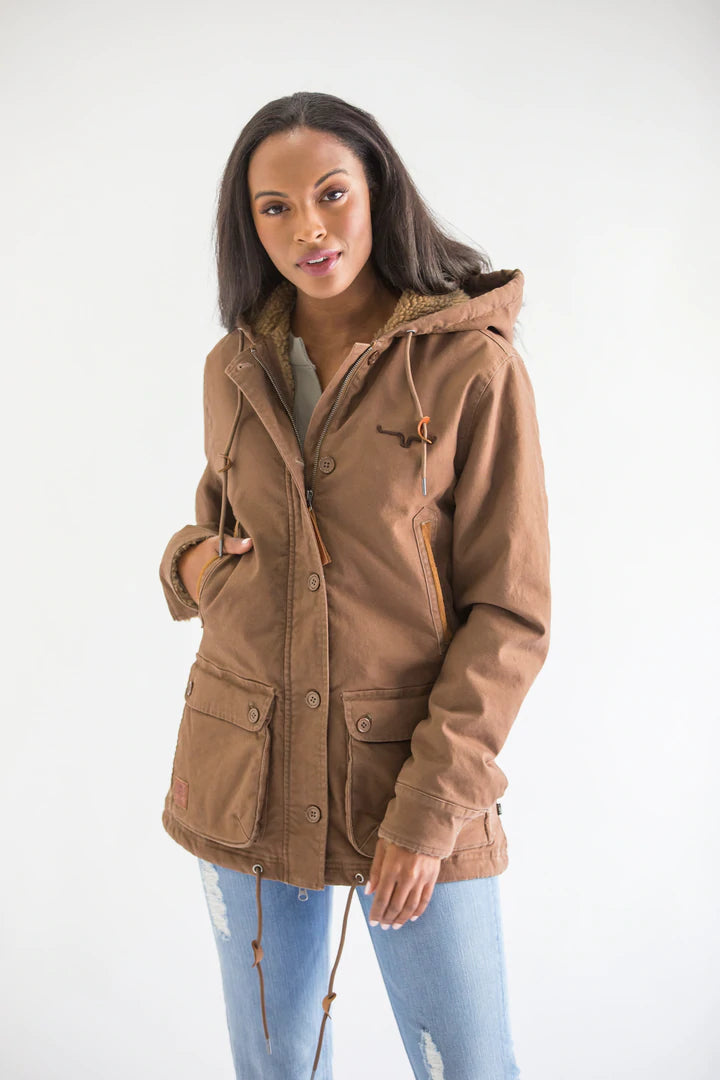 Womens Kimes Ranch AWA Jacket - Brown (6746707165261)
