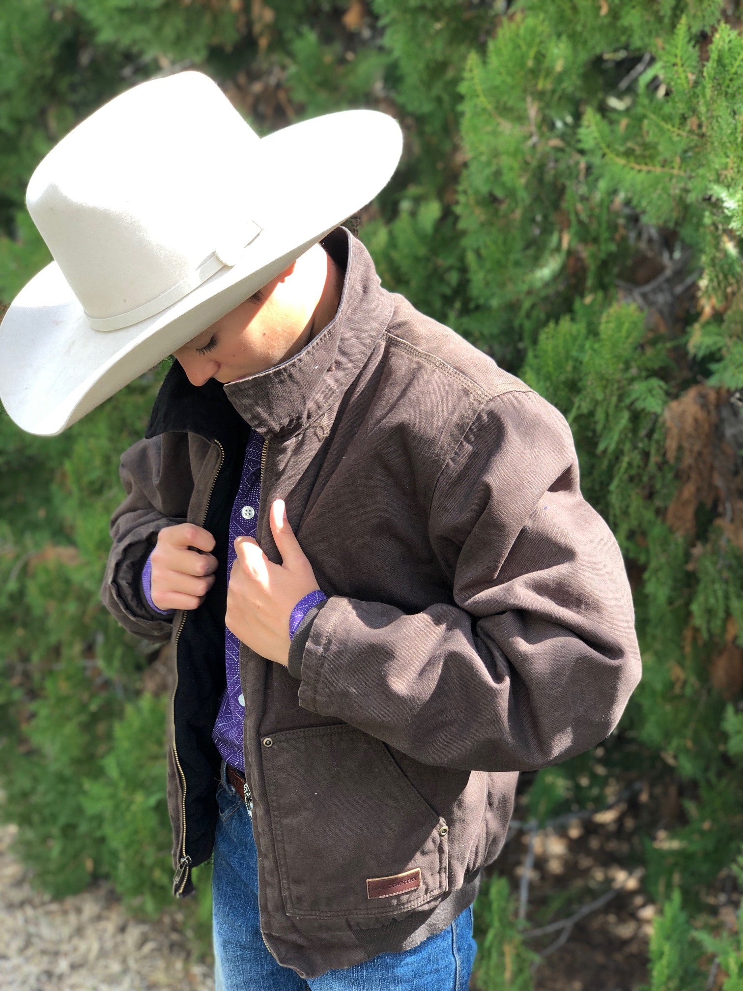 Boys Just Country Diamantina Jnr Jacket (4793113772109)