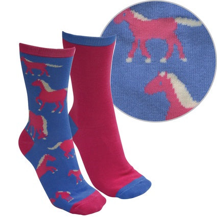 Kids Farmyard Socks- Twin Pack (4257690714189)