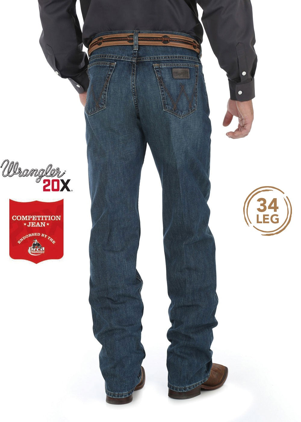 Mens Wrangler 20X Comp Relaxed Jean - River Wash (6575511535693)
