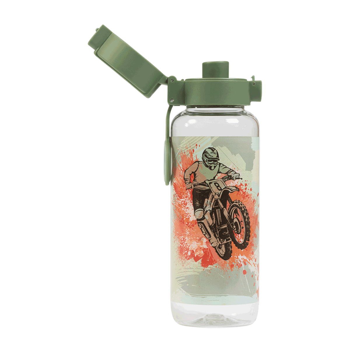 Kids Spencil Big Water Bottle - 650ml Camo Biker (6826933125197)