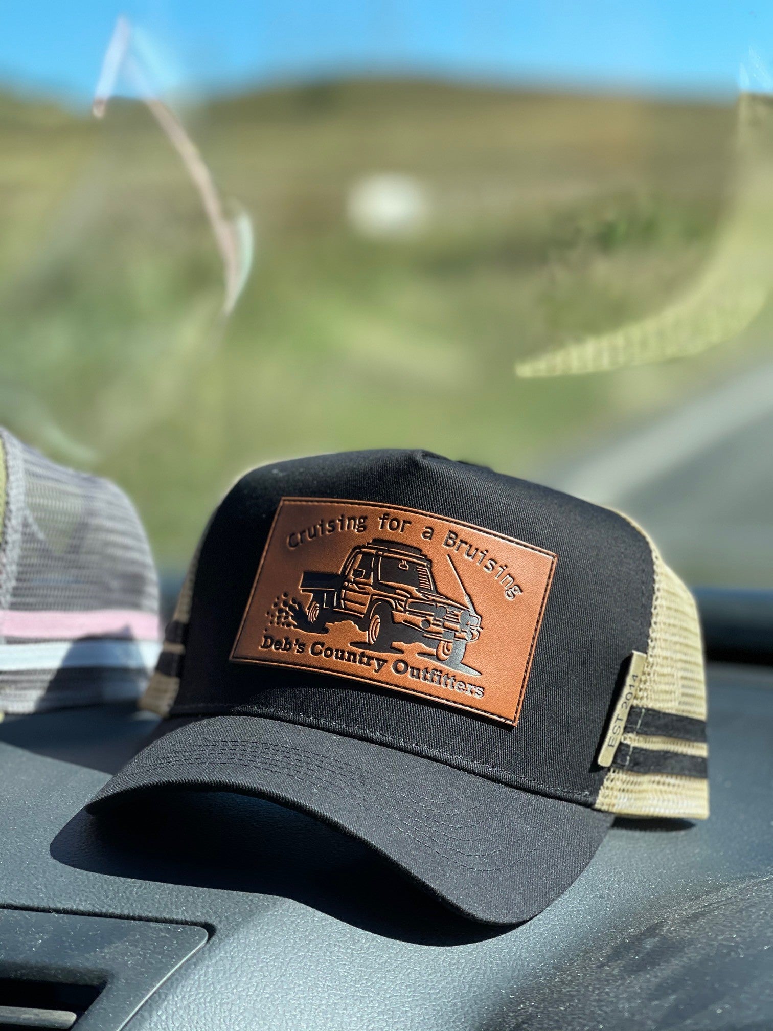 Debs Country Outfitters Black Cruising for a Bruising Cruiser Trucker