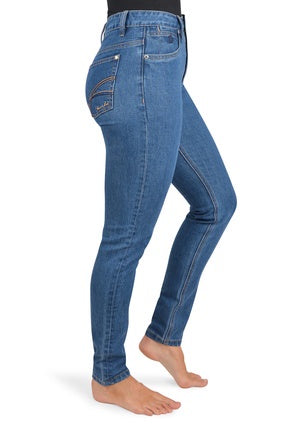 Womens Thomas Cook Crystal Denim Jean - Light Wash (6913142816845)