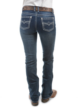 Womens Pure Western Dakota Relaxed Rider Jean 36 leg (3750498795597)