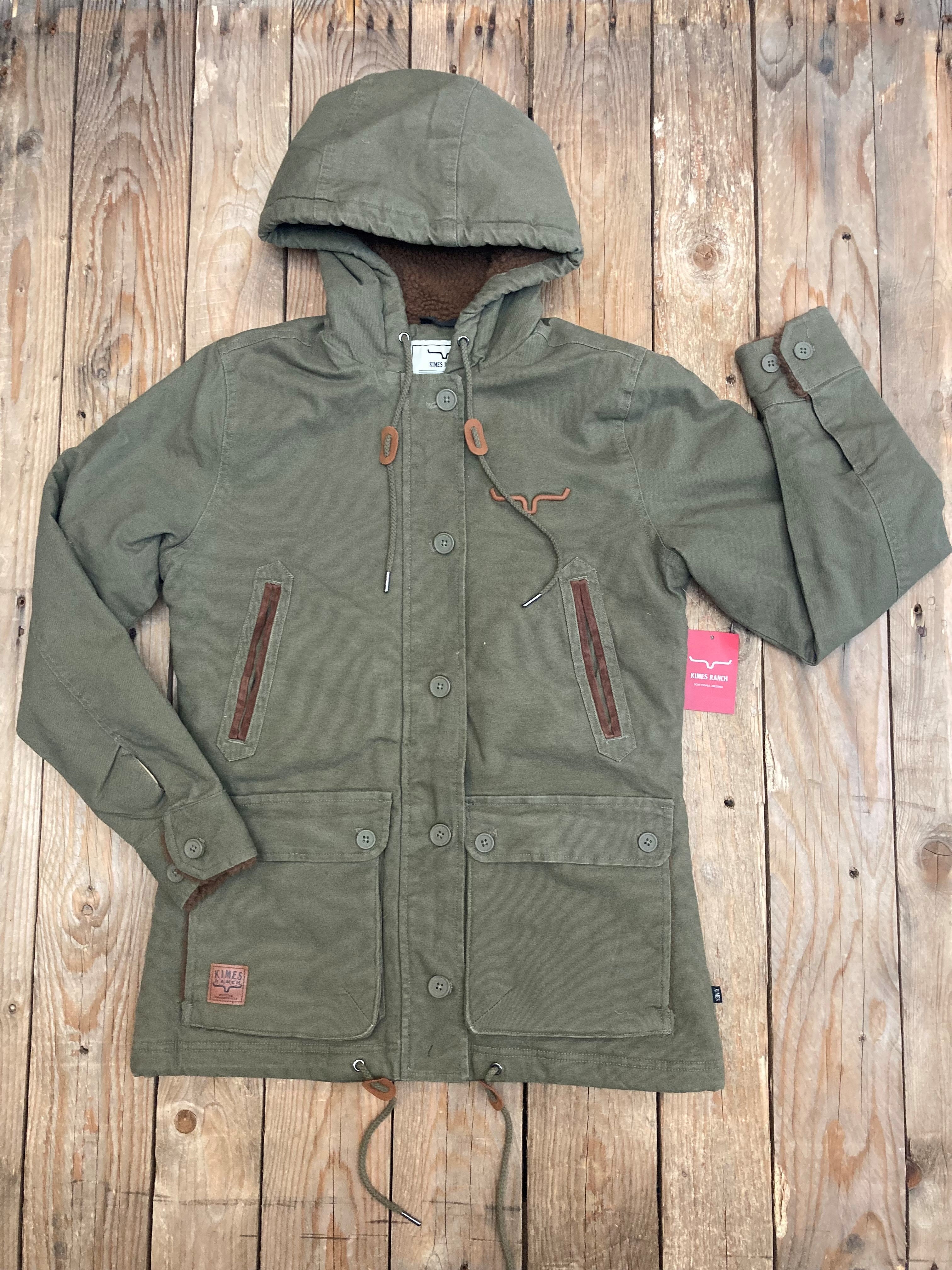 Womens Kimes Ranch AWA Jacket - Dark Army (6931553517645)