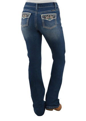 Womens Pure Western Emmaline Relaxed Rider Jean - 36 Leg (6730970759245)