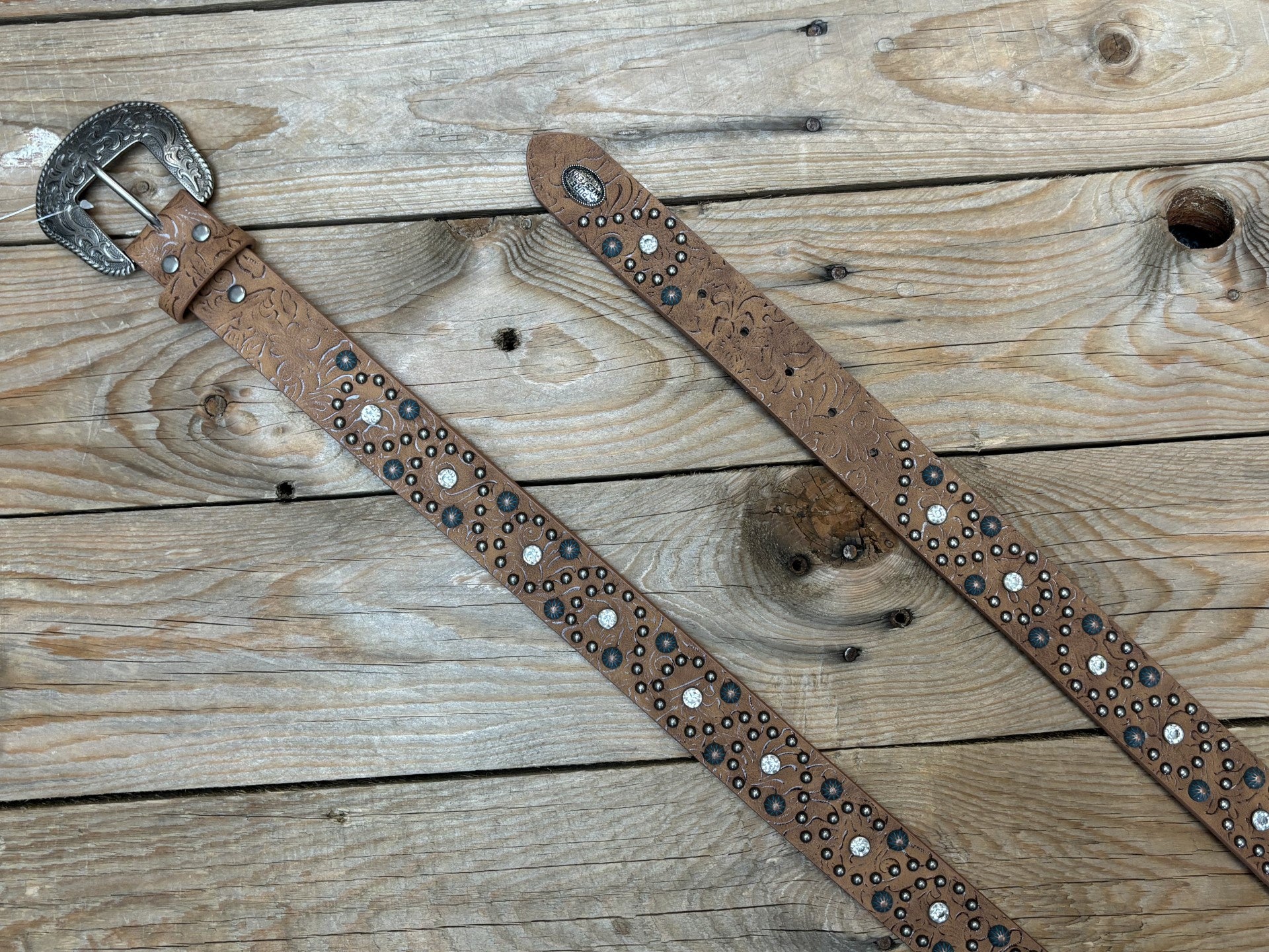 Womens Pure Western Hanna Belt - Light Tan (7041897529421)