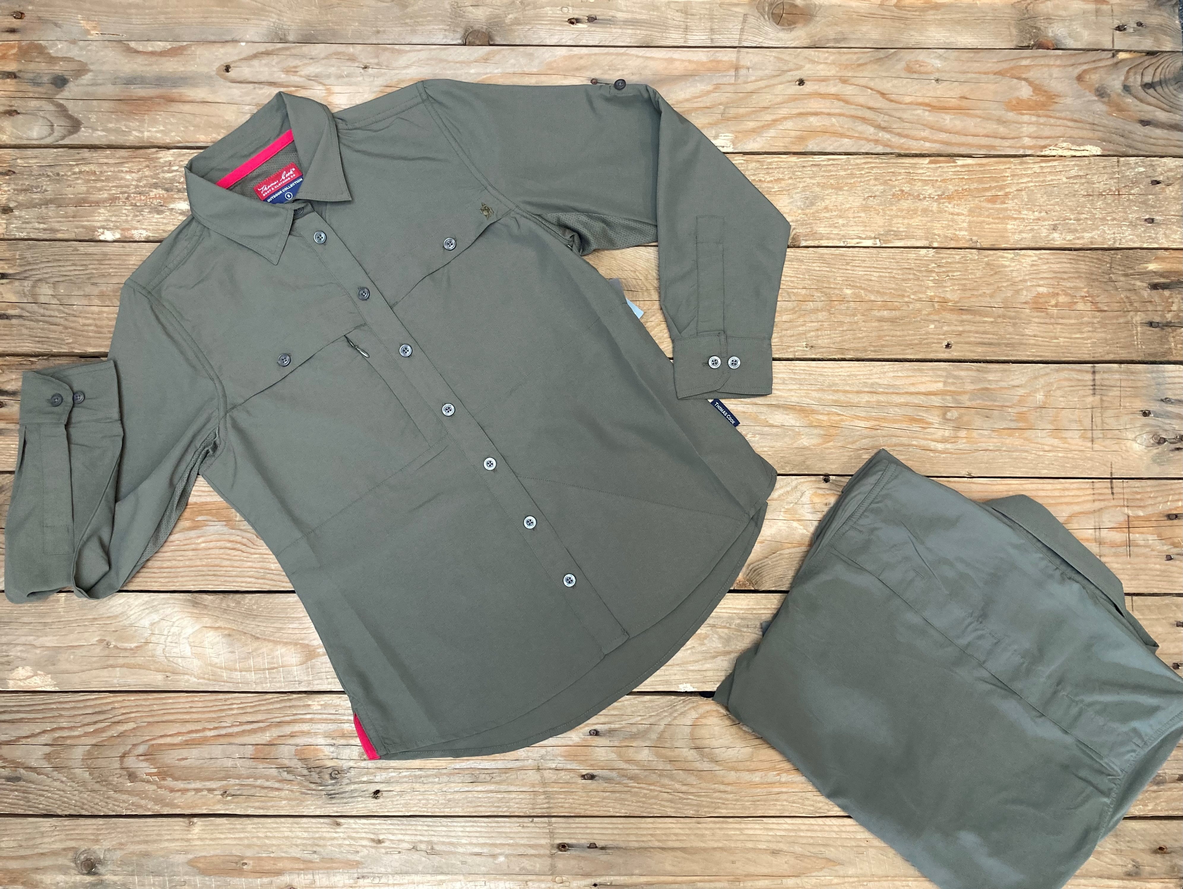 Womens Thomas Cook Adventure Collection Hurley LS Shirt - Khaki (6970221199437)