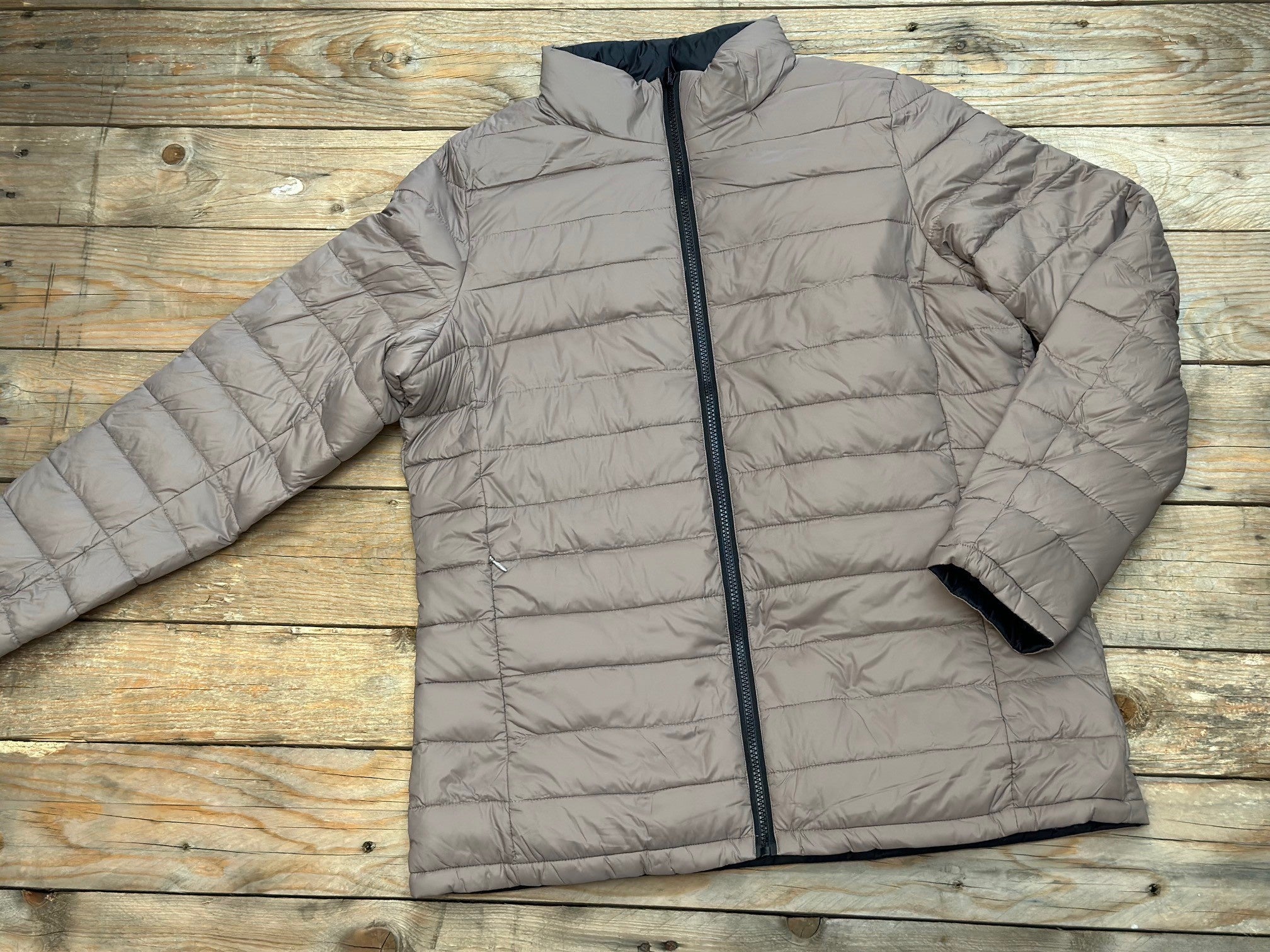 Womens Maglia Reversible Jacket - Mocha / Black (6856378908749)