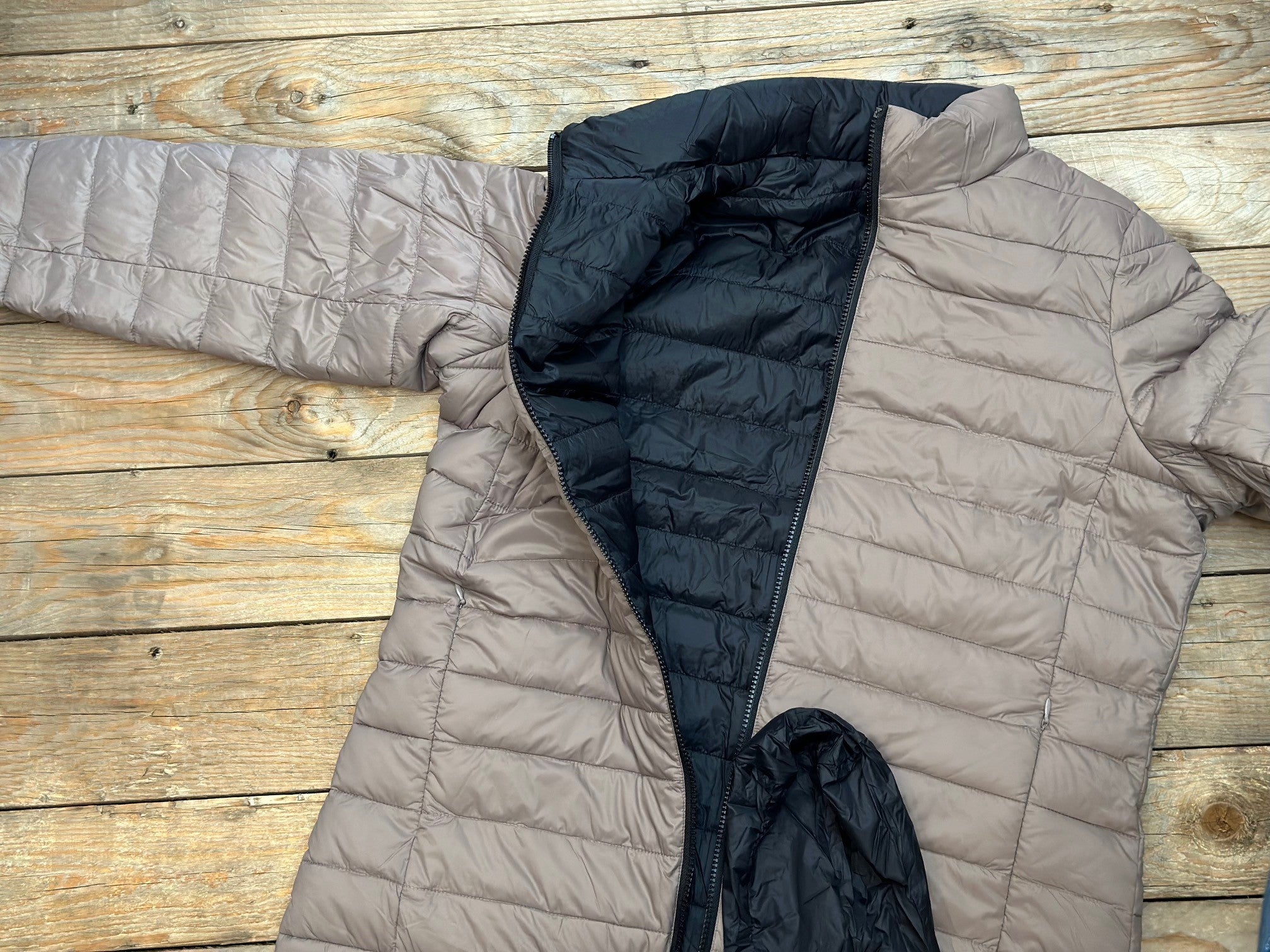 Womens Maglia Reversible Jacket - Mocha / Black (6856378908749)