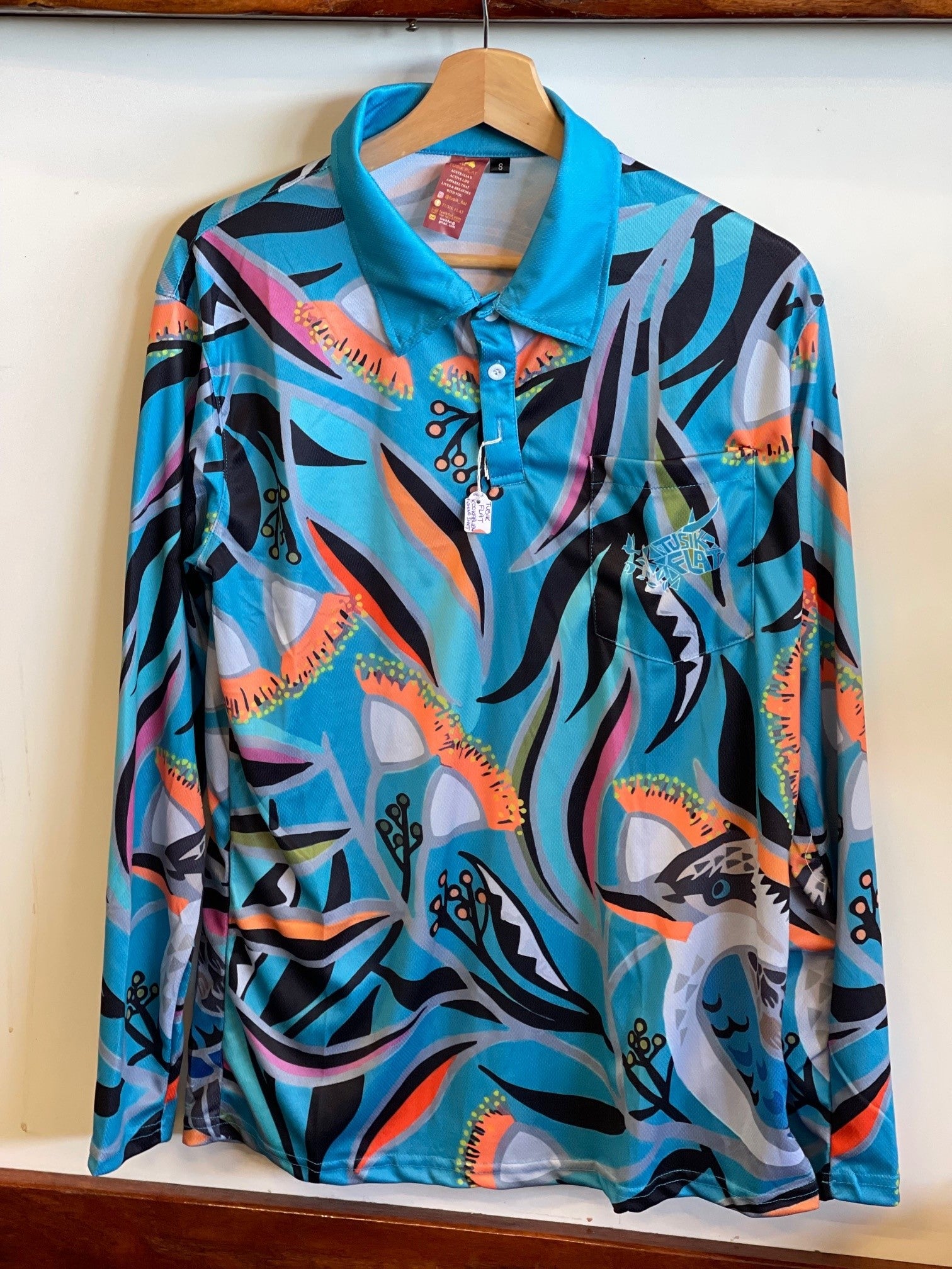 Ladies Tusik Flat Kookaburra Fishing Shirt (6750902091853)