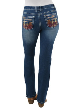 Womens Pure Western Madeleine Bootcut Jean - 34 Leg (6730970464333)