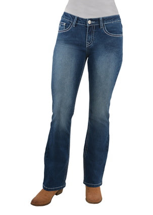 Womens Pure Western Madeleine Bootcut Jean - 34 Leg (6730970464333)