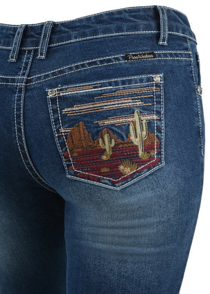 Womens Pure Western Madeleine Bootcut Jean - 34 Leg (6730970464333)