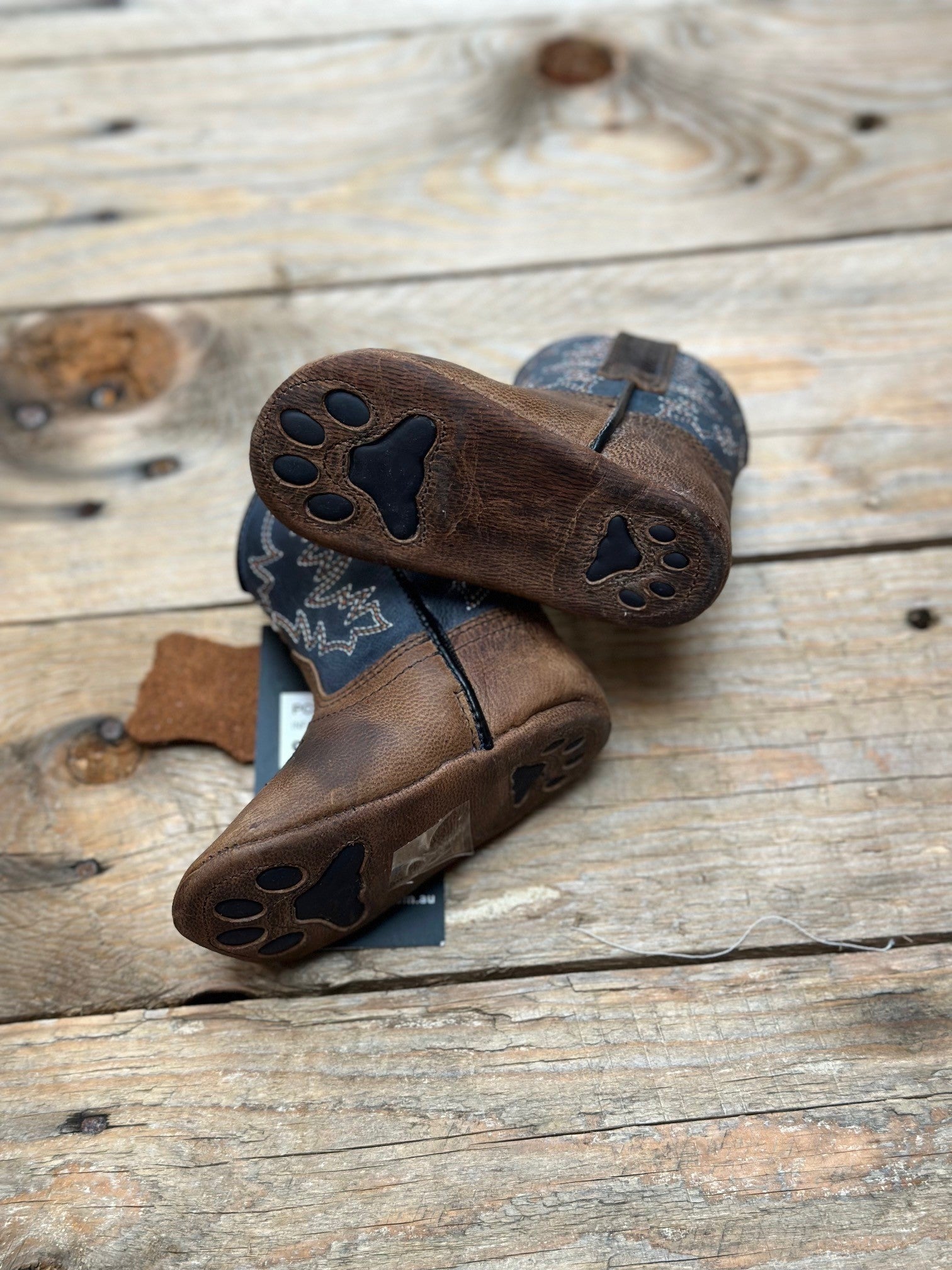 Infant Pure Western Nash Boot - Navy (6862963540045)